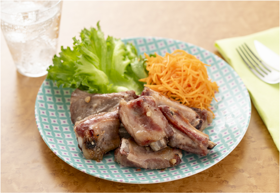 お肉柔らか～！オーブンまかせの楽々メニュー『スペアリブの塩麴漬け』